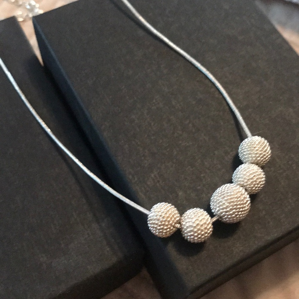 Silver necklace